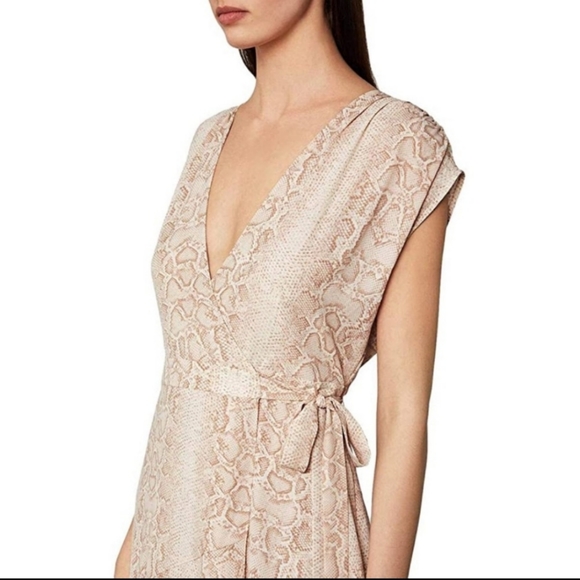 HP!💎SALE! BCBG Max Azria Python Print High Low dress sz XXS - Picture 3 of 3